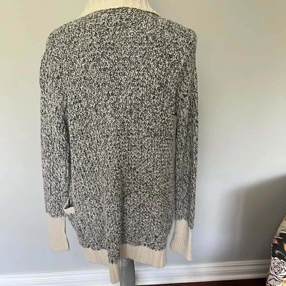RBD Style Bailey Cardigan EUC Size M Beige & Black - Picture 3 of 3